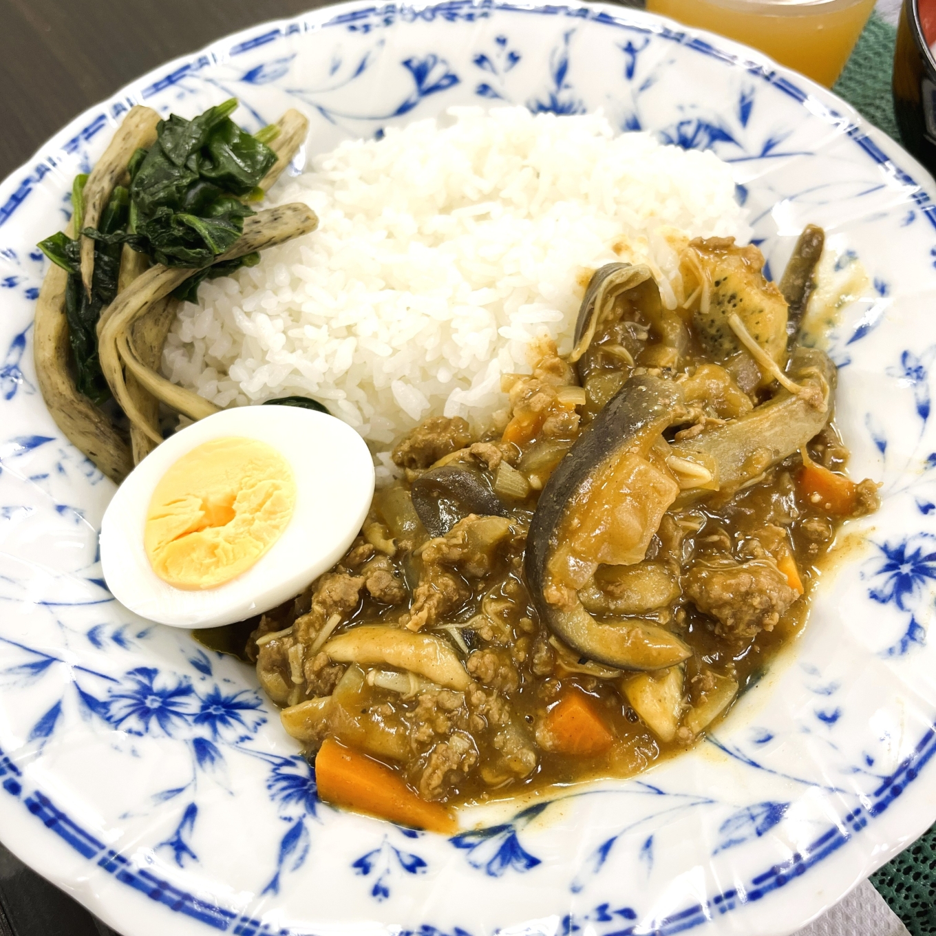 牛ひき肉のキーマカレーの写真です。